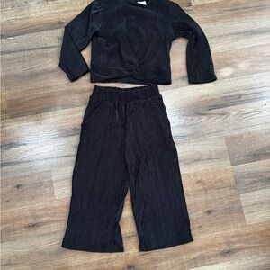 Wonder Nation Black 2pc Toddler Set